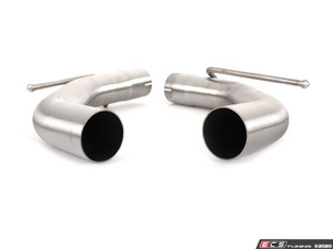 MK6 GTI Muffler Delete Kit - Chrome 4.0" Swivel Tips