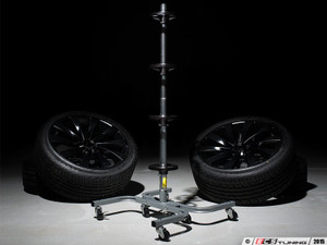 Wheel Storage Rack With Casters