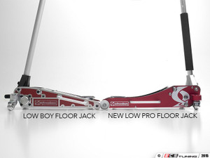 Schwaben Low Profile 2 Ton Aluminum Floor Jack With 12" Wheel Stands