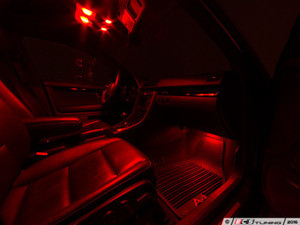 LED Footwell Lighting Kit - Red
