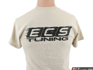 Sand With Black Melting ECS Short Sleeve T-Shirt - Medium