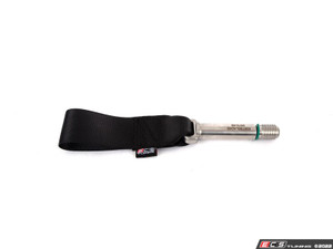 MK8 GTI/Golf R Race Tow Strap - Rear - Black