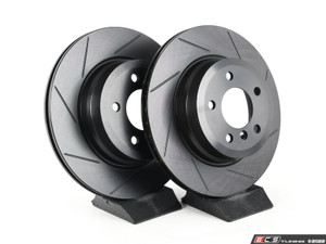 Rear V5 Slotted Brake Rotors - Set (324x22)