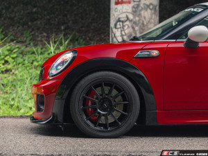 JCW Width Extension Black - Rear Right Gloss Black