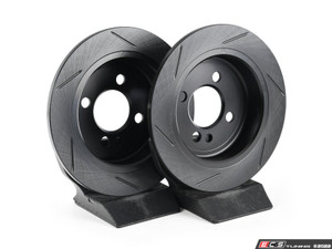Rear V5 Slotted Brake Rotors - Set (259x10)
