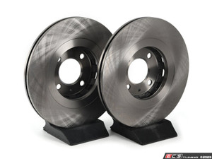 Front V5 Plain (Uncoated) Brake Rotors - Set (280x22)
