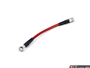 Braided Stainless Brake Hose - 9 inch - Female to Banjo Fitting
