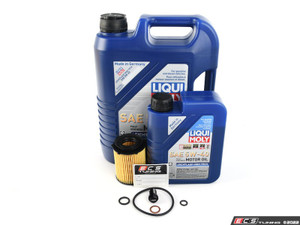 Liqui Moly Leichtlauf Oil Service Kit (5w-40) - With ECS Magnetic Drain Plug