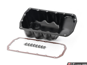 Oil Pan W/ Drain Screw Plug & Washer - Install Kit - Paper Gasket