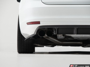 MK6 Jetta Facelift Rear Diffuser - With Side Spats - Textured Black