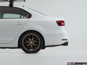 MK6 Jetta Facelift ECS Rear Diffuser Side Spat Add-On Kit - Gloss Black