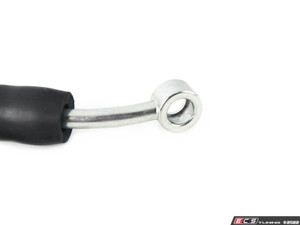 Rear Exact-Fit Stainless Steel Brake Lines - Blue