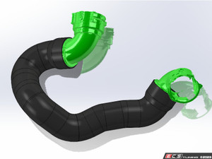 N54 Performance Silicone Radiator Hose Kit - With OE Connectors