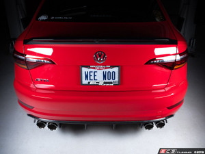 MK7 Jetta Quad Tip Carbon Fiber Rear Diffuser