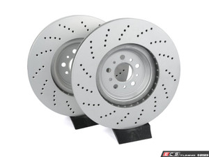 Front V5 Drilled Brake Rotors - Set (380x36)