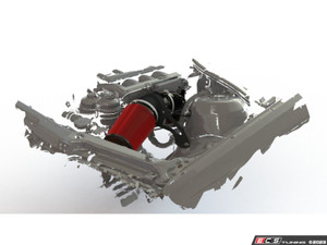 E46 330 Luft-Technik Intake System - Red Filter