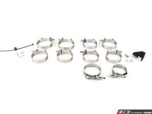 MK8 GTI Intercooler Charge Pipe Kit - Wrinkle Red