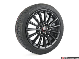 505 JCW MINI Multi Spoke Wheels 17" (5x112) Matte Black With Snow Tire - Priced Each