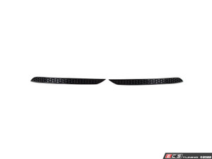 MK8 GTI/Golf R Gloss Black Rear Bumper Fog Lights Trim