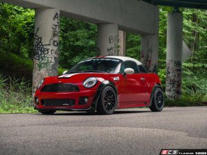 JCW Aero Trim Gloss Black Kit - With Gloss Euro Wheel Arches & Gloss JCW GP2 Diffuser