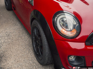 JCW Aero Trim Gloss Black Kit - With Gloss Euro Wheel Arches & Gloss JCW GP2 Diffuser
