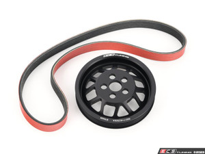 Lightweight Underdrive Crank Pulley With ECS Performance Kevlar Reinforced Belt
