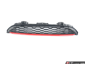 JCW Grille - Chili Red With JCW Logo