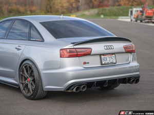 Audi C7.5 S6 Rear Diffuser - Gloss Black