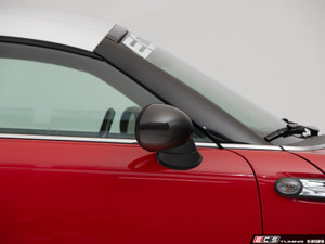 JCW Style Carbon Fiber Mirror Cap Clip In Covers  - Set