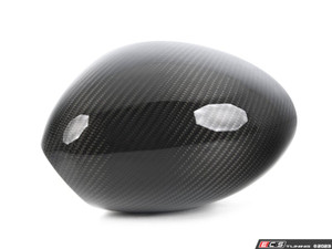 JCW Style Carbon Fiber Mirror Cap Clip In Covers  - Set