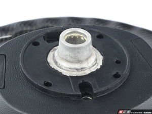 ECS MINI Cooper Flat Bottom Carbon Fiber Steering Wheel (Carbon/Alcantara/Red Stitching) NO RED Center Stripe - Gen 2