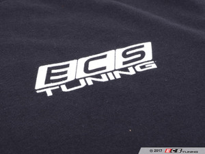 Black With White ECS Short Sleeve T-Shirt