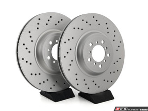 Front V5 Drilled Brake Rotors - Set (380x30)