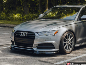Audi C7.5 S6 / A6 S-Line Front Lip Spoiler - Gloss Black