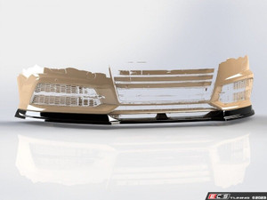 Audi C7.5 S6 / A6 S-Line Front Lip Spoiler - Gloss Black