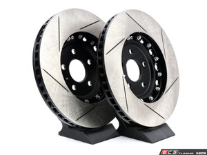 Front and Rear Slotted 2-Piece Semi-Floating Brake Rotor Kit (340x30/300x12)