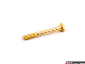 M10 X 1.5 Mm Thread, 90 Mm Long, Zinc Yellow-Chromate Plated Steel Hex Head Screw