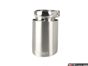 3.5" Brushed Aluminum Swivel Exhaust Tips - Set of 2