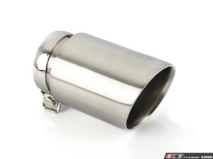 3.5" Brushed Aluminum Swivel Exhaust Tips - Set of 2