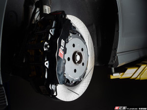 8V RS3 - Front 2-Piece Slotted Brake Rotors - Pair (370x34)