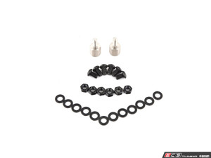 MK6 Jetta Facelift Rear Diffuser - With Side Spats - Gloss Black