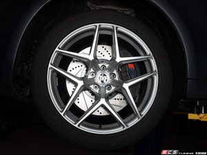 Front Cross-Drilled & Slotted 2-Piece Brake Rotors - Pair (380x36)