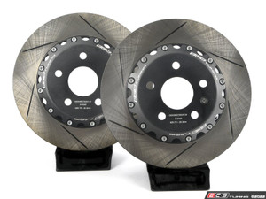 8V RS3 - 2-Piece Slotted Brake Rotors - Front and Rear