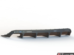 MK6 Jetta GLI Rear Diffuser - Gloss Black