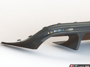 MK6 Jetta GLI Rear Diffuser - Gloss Black
