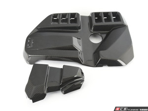 G80 G82 G87 Gloss Carbon Fiber Engine And ECU Cover - S58