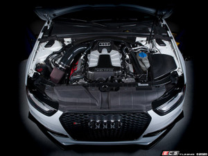 Audi B8/B8.5 S4/S5 3.0T Enclosed Luft-Technik Intake System - Matte Black Textured Lid
