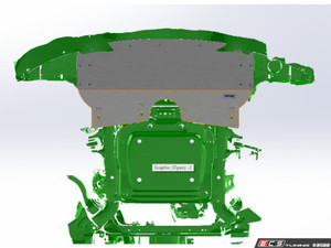 Turner Aluminum Skid Plate - Milled Finish - E9X xDrive