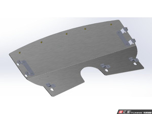 Turner Aluminum Skid Plate - Milled Finish - E9X xDrive
