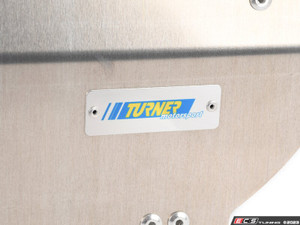 Turner Aluminum Skid Plate - Milled Finish - E9X xDrive